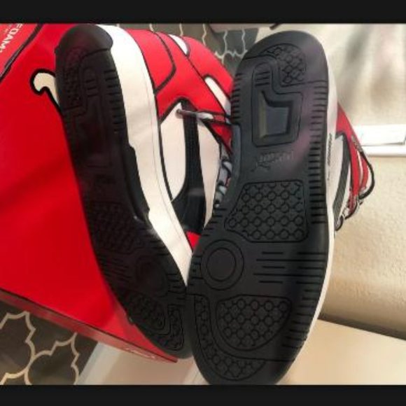 mens PUMA 9.5 custom painted shoes - Picture 5 of 6